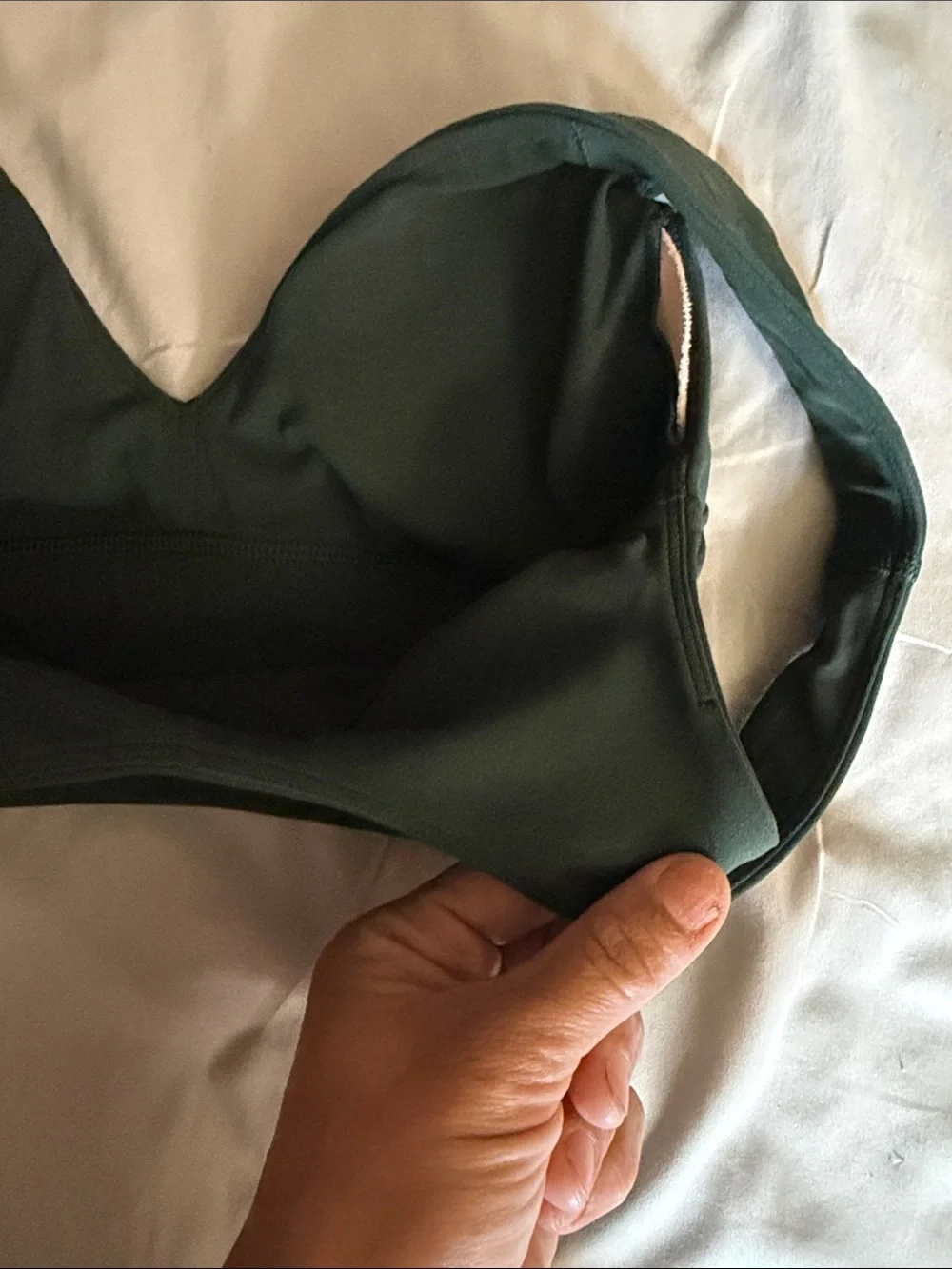 lululemon athletica Align V-Neck Bra — Legacy Green